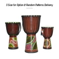 thumbnail image 4 of Camwood Tambor africano de madera de 12 pulgadas Djembe Bongo Congo Tambor de mano Percusión Instrum Abanopi Tambor Africano, 4 of 6