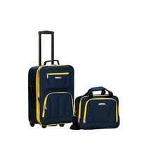 Rockland Fashion Softside Upright 2 Piece Luggage Set F102