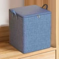 thumbnail image 6 of Storage Bags Portable Non Woven Zipper Storage Bag Clothes Storage Foldable Closet Organizer Storage Containers With Durable Carry Handles Wardrobe Sorting Storage Box/ Household Quilt Storage Bag B, 6 of 6