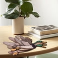 thumbnail image 5 of 3-Piece Wooden Mallard Duck Hunting-Themed Wall Decor — Vintage Rustic-Style Wall Art (Larger-than-Standard Sizes: 12" / 11" / 9") — Ideal for Entryways, Nurseries, and Living Rooms; Rustic-Style Hom, 5 of 7