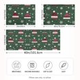 thumbnail image 2 of Yayeee Pillowcase Queen Size Set of 2 Satin Wrinkle Resistant Pillow Case, Christmas Hats, 2 of 8