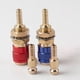 thumbnail image 3 of Adaptador de Agua de Gas Refrigerado por Aire Refrigerado por Agua de 10 Uds 6Mm Accesorio de Conector Rápido para Enchufe de Soplete de Soldadura MIG TIG, Azul + Rojo, 3 of 5