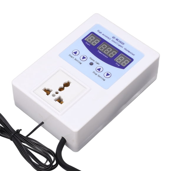 Interruptor de Termostato Digital, Controlador de Temperatura AC 110-240V Para Acuario para Fermentacia