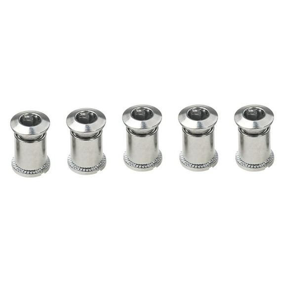 5Pcs Mountain Bike Chainring Screws Single/Double/Triple Bolts Stainless steel