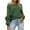 Green, variant on Baqcunre Sweaters For Women Women'S Solid Color Hollowed Out Bat Knit Shirt Sleeve Off Shoulder Pullover Sweater Top Hoodies For Women Fall Outfits For Women 2023 Black L