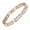 Rose Gold, variant on 1 Pcs Thick Chain Buckle Closure Women Bracelet Shiny Magnetic Health Energy Bracelet Jewelry Accessory