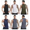 thumbnail image 2 of FLMEI Men's Workout Tank Tops Running Quick Dry Shirts Loose Large Size Sleeveless Summer Tee Shirts for Mens S-3XL, 2 of 9