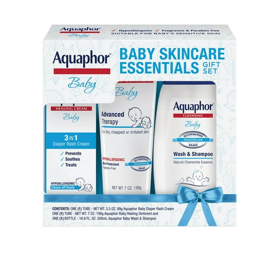 Aquaphor Baby Skincare Essentials Gift Set, 3 Pieces