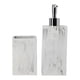 thumbnail image 1 of Dispensador Jabon Y Porta Cepillo Dental Amg Marmol Blanco, 1 of 3