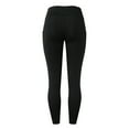thumbnail image 3 of ZHOUCHANKIDS Women Workout Leggings High Waist Running Yoga Sport Tights with Pockets Black XL, 3 of 8
