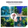thumbnail image 3 of unbranded Planta De Simulación Roja Para Acuario Con Detalles Exquisitos Y Realistas, 3 of 7