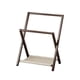 thumbnail image 1 of Perchero de madera plegable para ropa, estante de almacenamiento para el hogar, la sala de estar y los vestidos Nogal 50x44x110cm, 1 of 8