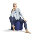 thumbnail image 2 of Gouchee Home Cube Brava Electric Blue Pouf Ottoman – Water-Repellent Cube Bean Bag Footstool with Polystyrene Beads, Lightweight & Portable for Living Room or Dorm, 2 of 8