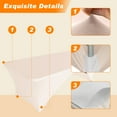 thumbnail image 3 of Eurmax USA Spandex Table Cover Fitted 30+ Colors Polyester Tablecloth，8 ft Table Cover Open Back,2PC, 3 of 5