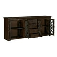 thumbnail image 3 of Moti Hearst Sideboard 4-Door 4-Drawer in Barista Brown, 3 of 5