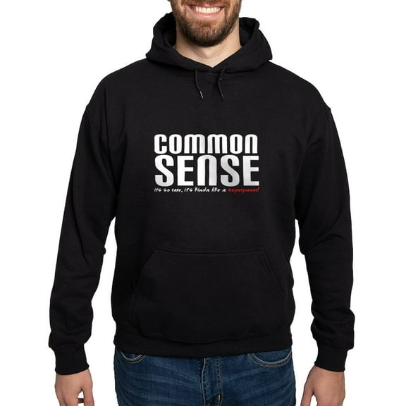 CafePress - Common Sense Superpower Hoodie - Pullover Hoodie, Classic, Comfortable Hooded Sweatshirt