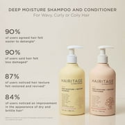 Hairitage S.O.S. Deep Moisture & Restore Deep Conditioner with Safflower Oil for Dry, Thick Hair | for Coily, Curly, Wavy Hair Types | for all genders, 13 fl. oz. pump dispenser