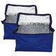 thumbnail image 2 of Blue Insulated Lunch Bag for Bottle Made of Oxford Cloth Portable and Lightweight 2 Pack, 2 of 4