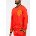 thumbnail image 2 of Mens Designer Lion Head Embroidered Full Suit Track Jacket Active Wear, 2 of 5