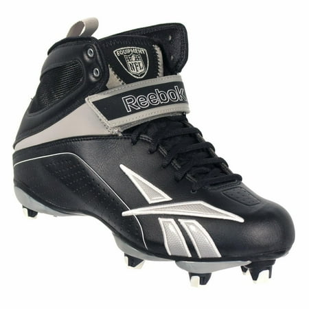 walmart football shoes reebok nfl workhorse d3 mens football cleats black silver walmart football shoes reebok nfl workhorse d3 mens football cleats black silver