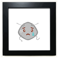 thumbnail image 1 of Poor Lovely Head Expressions Deary Black Square Frame Picture Wall Tabletop, 1 of 3