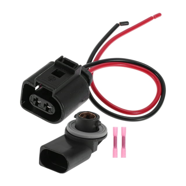 1 Juego de Cableado de Zócalo de Luz de Circulación Diurna DRL para Volkswagen Scirocco Beetle 2009-2015 No.1C0953123C Conector de Pigtail de Bombilla