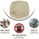 thumbnail image 5 of Fundas elásticas para sillas de LICRA, fundas lavables para sillas de oficina, comedor, Bar, decoración del banquete de boda (Beige), 2 uds., 5 of 5