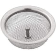 thumbnail image 1 of Stainless Steel Kitchen Sink Strainer Rust-proof Anti-clog Kitchen Sink Strainer Fits Most Standard Sized Sinks, 1 of 4
