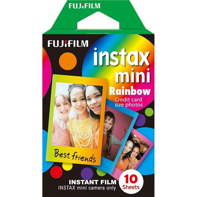 Película Fujifilm Instax Mini Rainbow 10 Exposures