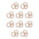 thumbnail image 2 of Sonducket 3 uds cuerda para el cabello bandas de goma diademas soporte para tocado Type2 NO2, 2 of 6