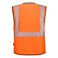 thumbnail image 2 of Portwest - Chaleco de Alta Visibilidad de Seguridad para Hombre (Naranja, Negro), 2 of 2