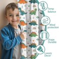 thumbnail image 3 of Blackout Kids Curtains,Dinosaur and Rainbow Pattern Childrens Insulated Curtains Set Of 2,Bedroom Essentials,Toddler Room Decor 42"x63", 3 of 5