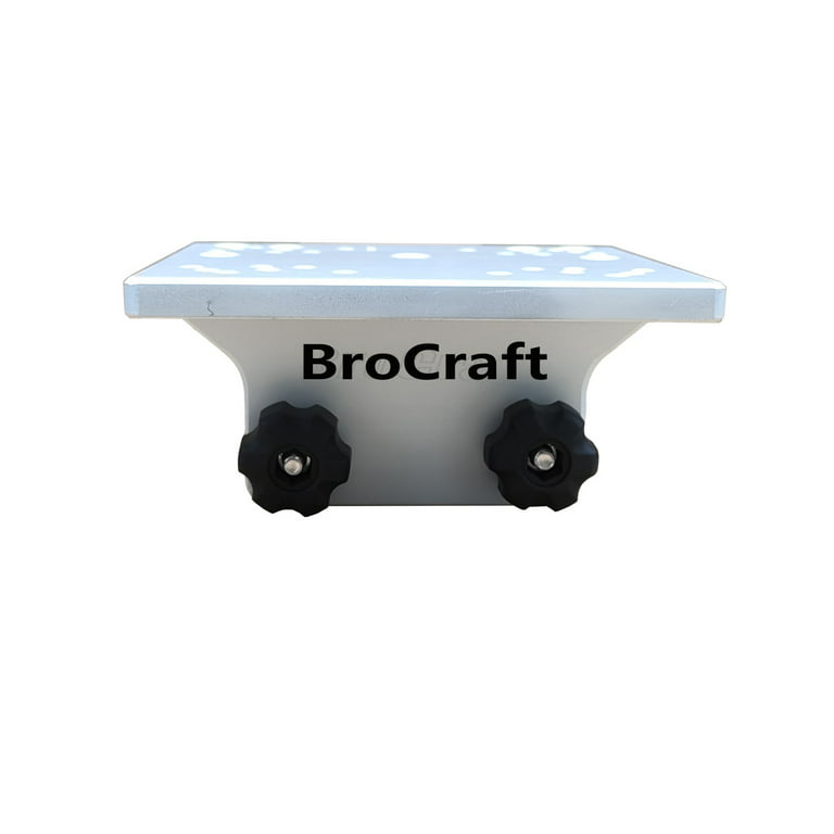 Brocraft Universal Aluminum Downrigger Bracket for 90 Degree Boat Track System/Lund Sport Track/Versatrack Track/Ranger Track(Generation 2), Size: 6