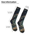 thumbnail image 2 of Salouo Enchanted Forest Skull Path Print Women's Men's Ankle Socks 1-pack Casual Athletic Socks for Unisex Adult Moisture-Wicking Socks for Daily Wear/Running/Sport, 2 of 8