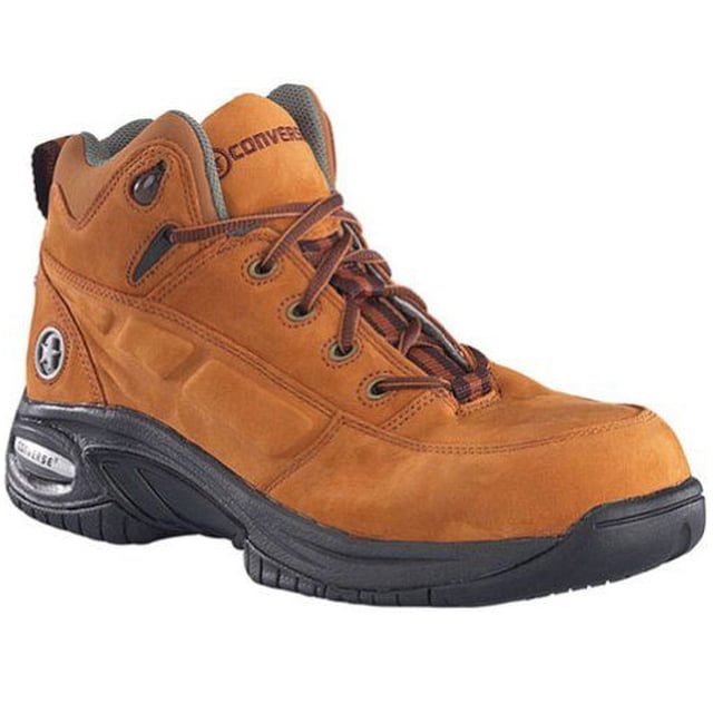 Converse Work Men Composite Toe Nubuck Hiker Work Boot Brown - C4327