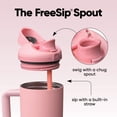 thumbnail image 2 of Tumbler Owala FreeSip 887 ml Acier Inoxydable Rose, 2 of 5