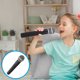 thumbnail image 4 of 1pc Simulated Micrófono Plastic Simuled Mic Fake Fake Toughthing (Negro), 4 of 6