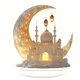 thumbnail image 1 of Advancent Elegante decoración de de luna acrílica para Ramadán que mejora la experiencia del ayuno Adorno plano 2D Decoración de Ramadán Decoración del hogar YKD999, 1 of 6