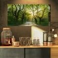 thumbnail image 3 of Designart 'Evening in Green Forest ' Landscape Canvas Art Print, 3 of 3
