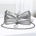 thumbnail image 1 of Bolso Hobo para mujer, bolso de nube con cadena, bolsos de hombro plisados ​​de Color sólido, bolso de mano para mujer FLhrweasw Nuevo, 1 of 9