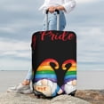 thumbnail image 5 of Salouo Lgbt Gnome Pattern Travel Dust-proof Suitcase Cover, Softside Suitcase Protector Luggage Cover Protector for 18-32inch ,Not Included Suitcase, 5 of 8