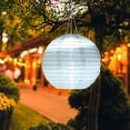 thumbnail image 2 of Linterna de paisaje de tela de nailon, 30cm, 12 pulgadas, luces de cadena, Festival de bodas solares, lámpara colgante de jardín al aire libre, decoración Hugtrwg  Para estrenar, 2 of 9