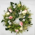 thumbnail image 4 of Valentine's Day Wreath Outdoor Lighted Decoration for Front Door Holiday Party Decor Multicolor Plastic Material 13.77 Inch Size Realistic Artificial Design for Indoor or Covered Outdoor Use, 4 of 6