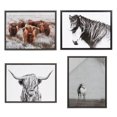 thumbnail image 4 of Hometrends Sylvania Highland Cows Framed Canvas Wall Art, 4 of 4
