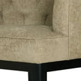 thumbnail image 5 of Noble House Suncook Fabric Tufted Accent Chair, Dark Beige and Dark Brown, 5 of 10