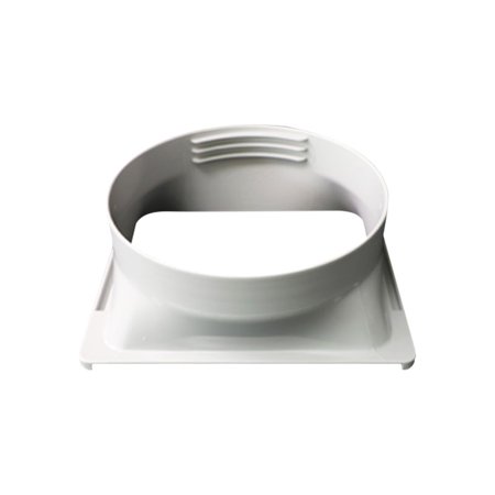 

Tiyuyo Square Portable Air Conditioner Exhaust Duct Interface Pipe Tube Connector