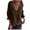 Brown, variant on hotojiny Summer Tops for Women Casual Cotton Linen Blazer for Womens Lightweight Long Sleeve Collar Deep V Suit Coat