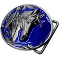 thumbnail image 3 of Moranse Religion Cross Cowboy Kneeling Prayer And Horse Design Belt Buckles, 3 of 5
