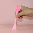 thumbnail image 3 of Double Ended Silicone Facial Cleansing Brush Multifunction Handheld Beauty Tool for Deep Cleaning Massage and Application, 3 of 3