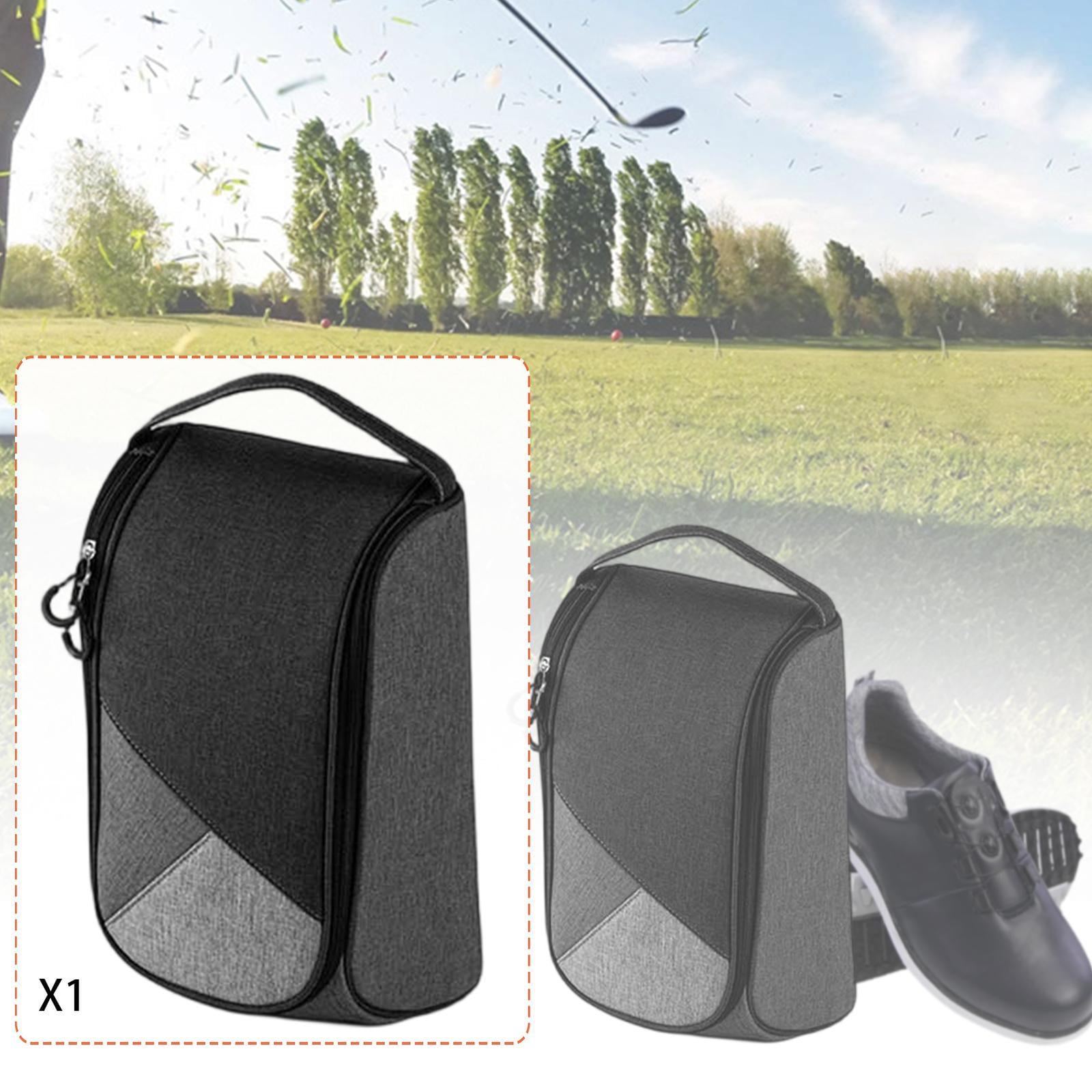 harayaa Golf Shoe Bag Breathable Sports Shoe Carrier Bag for Men Women Travel Hiking Gym black